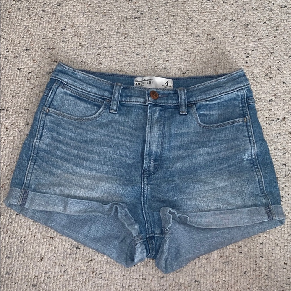 Abercrombie Medium Wash Denim Shorts